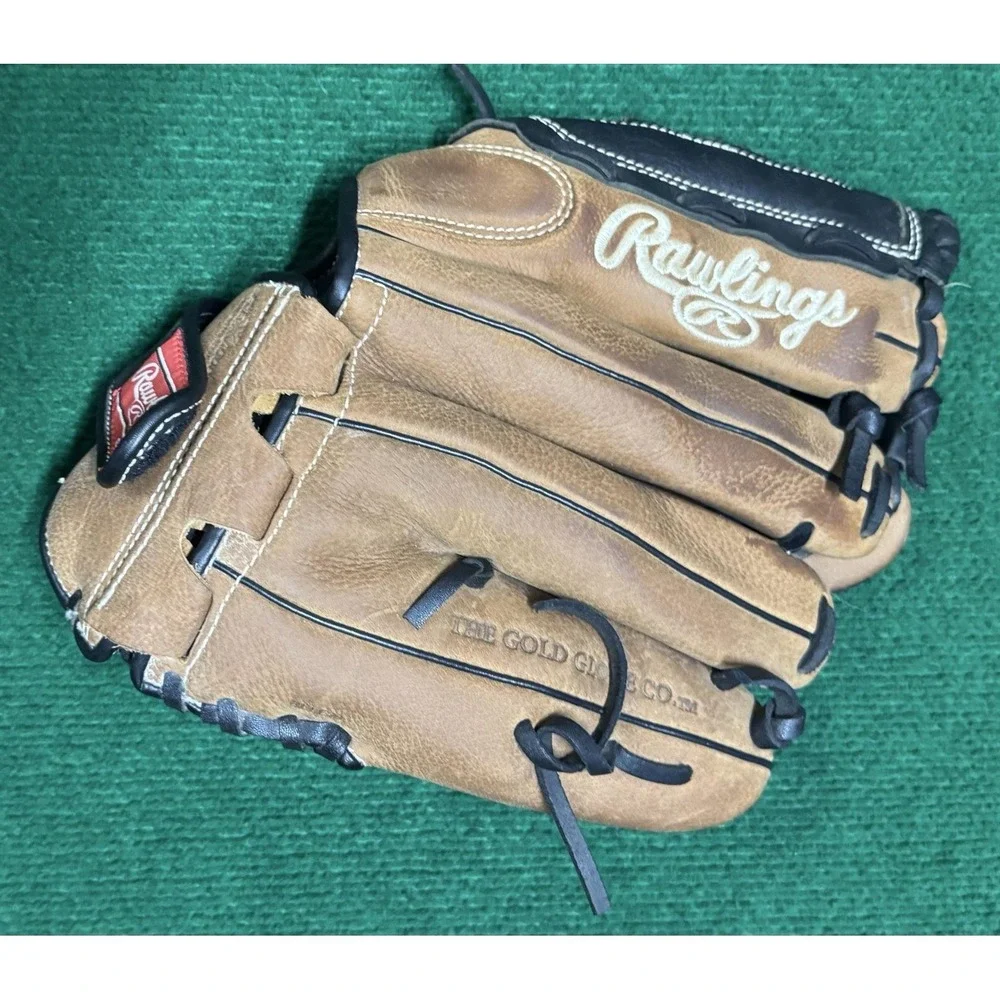 Rawlings Premium Mark Of A Pro 12.5 LHT Brown Basket-Web Adult Baseball Glove